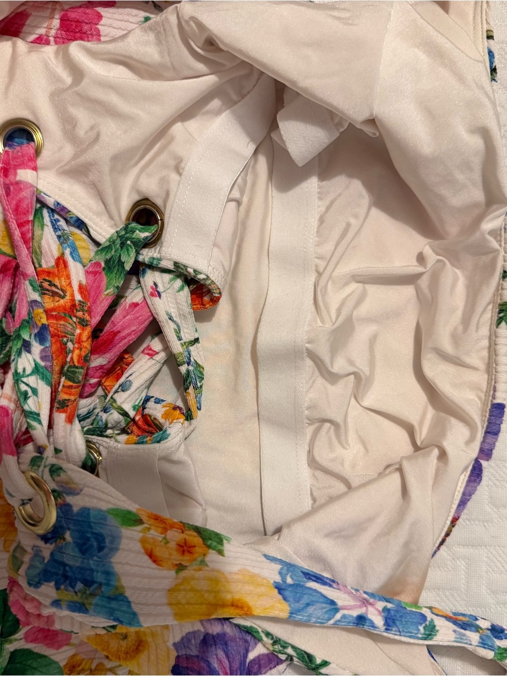 Show Me Your Mumu Miramar Beach One Piece ivory botanical - Picture 3 of 5